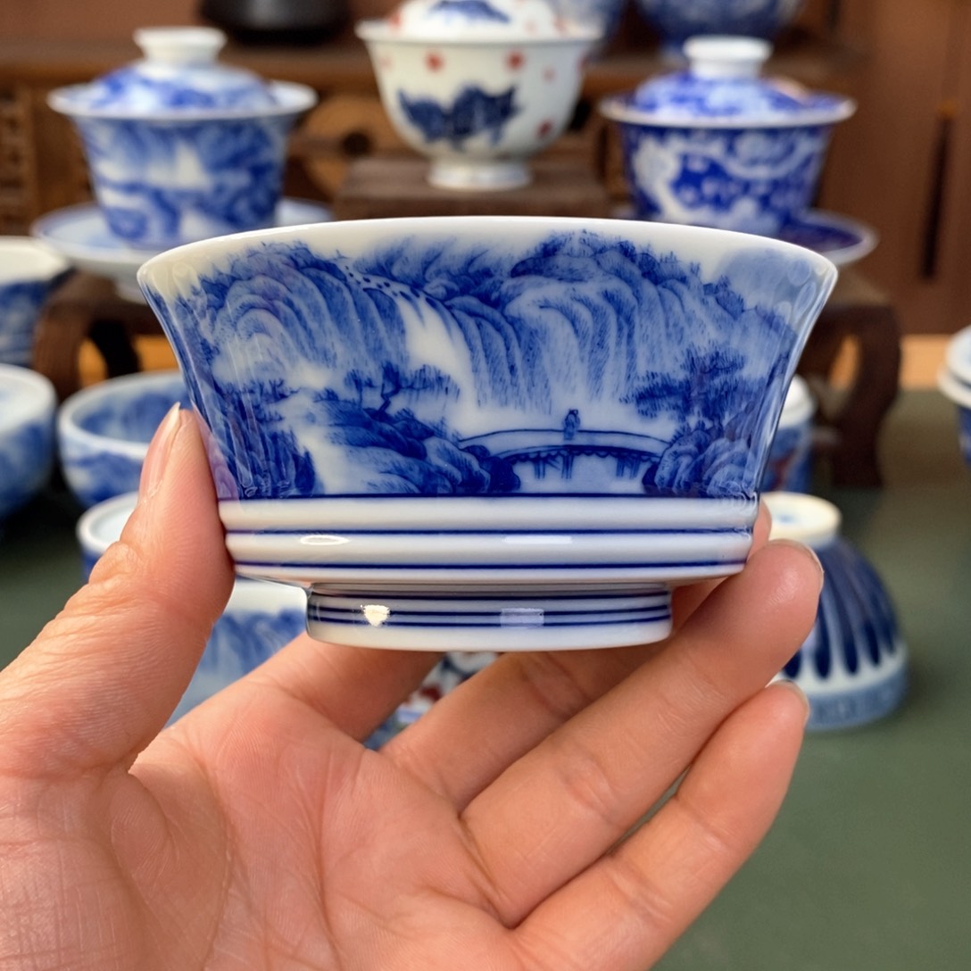 杯景德镇陶瓷手工手绘