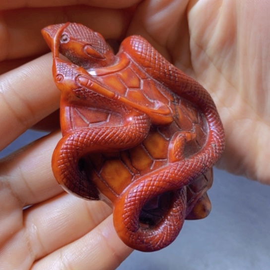 白玉菩提吊坠摆件