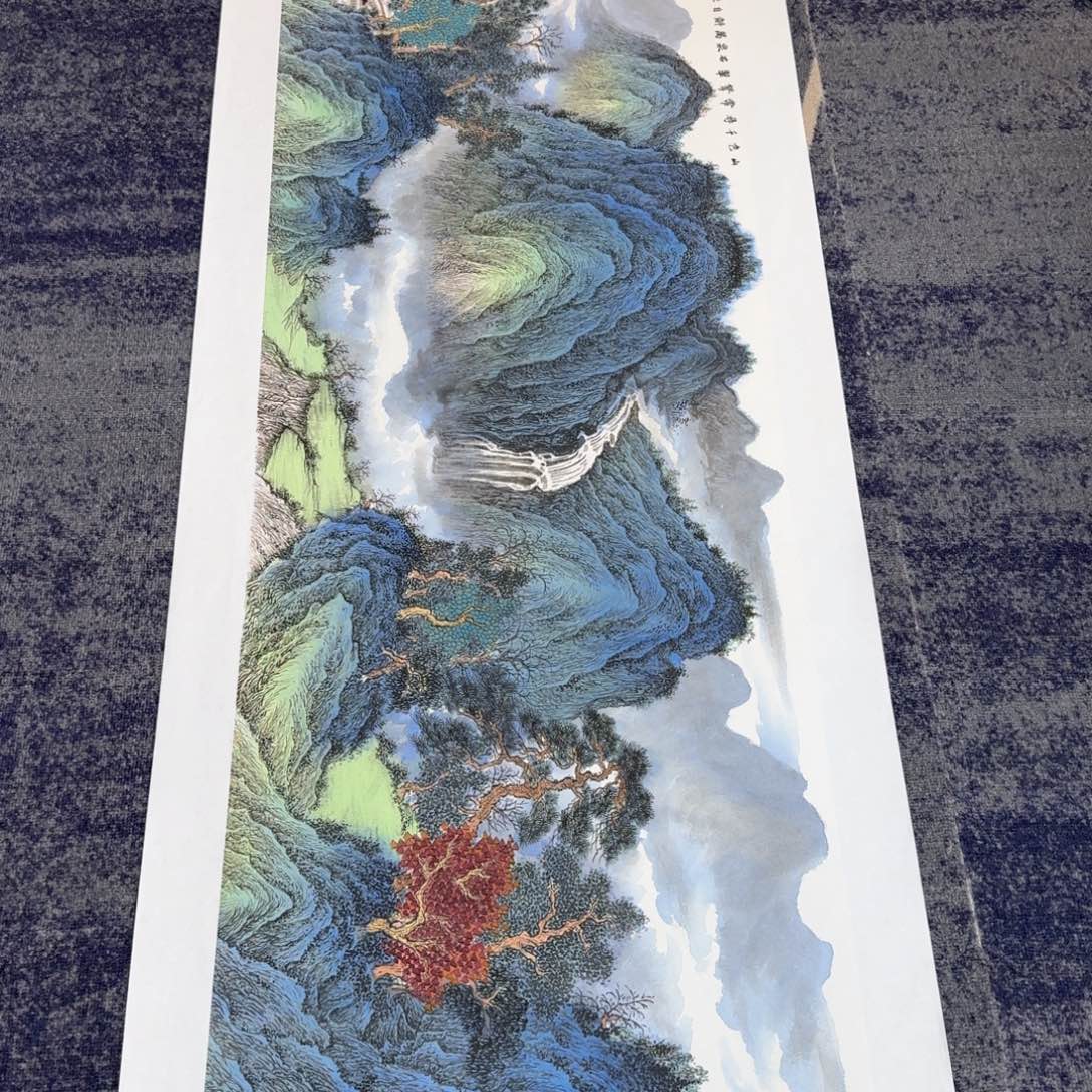 国画国画作品山水花鸟纯手绘