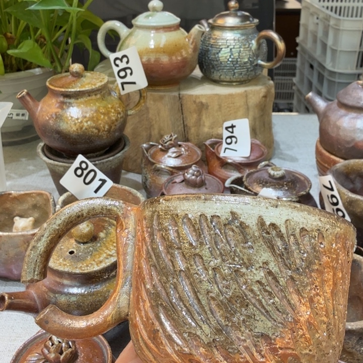 陶盘柴烧福利心哦多多