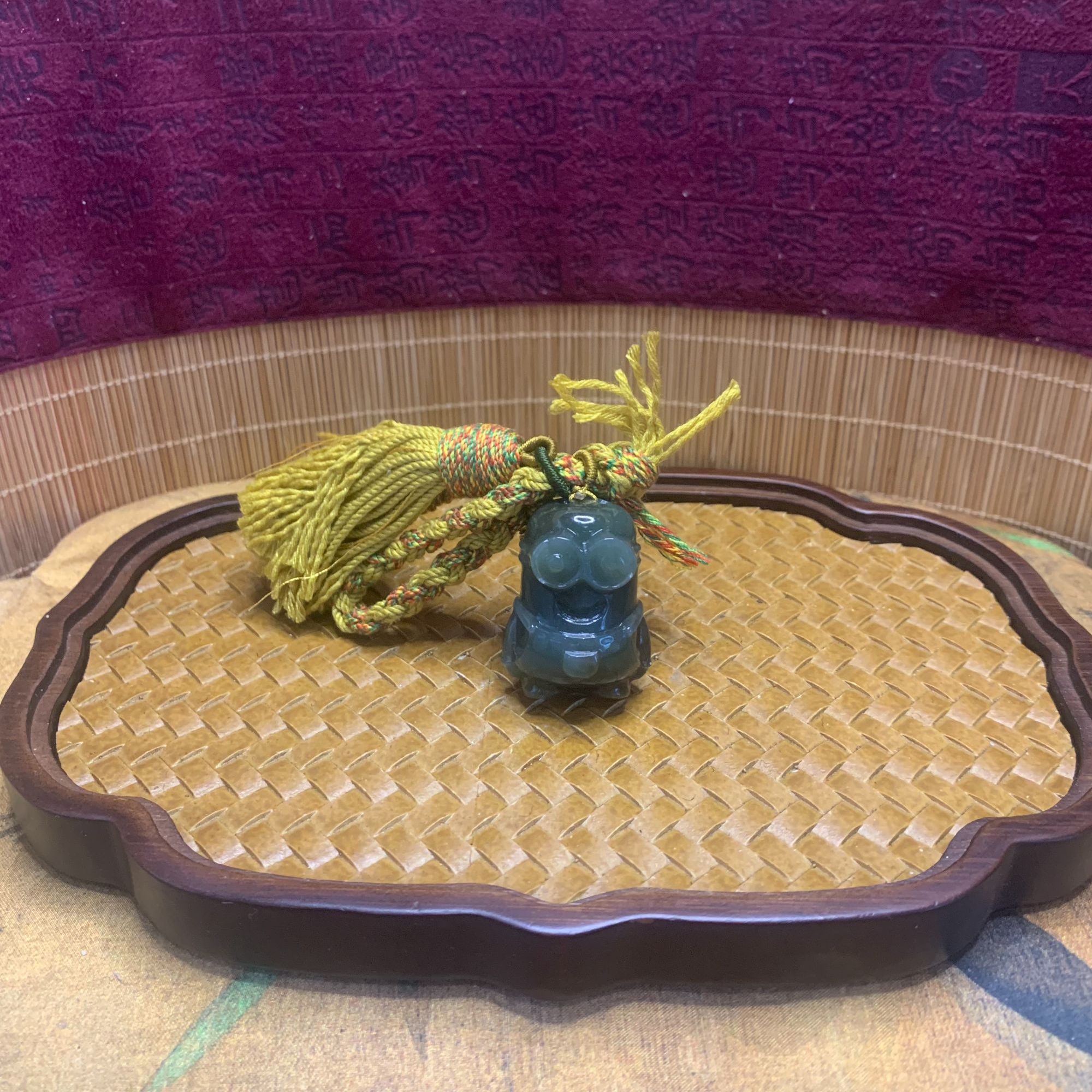 Z和田玉卡通手把1411