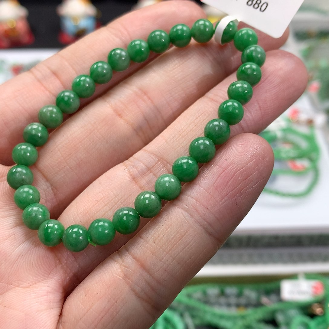 翡翠手链未镶嵌翡翠