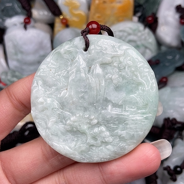 颈饰未镶嵌翡翠翡翠