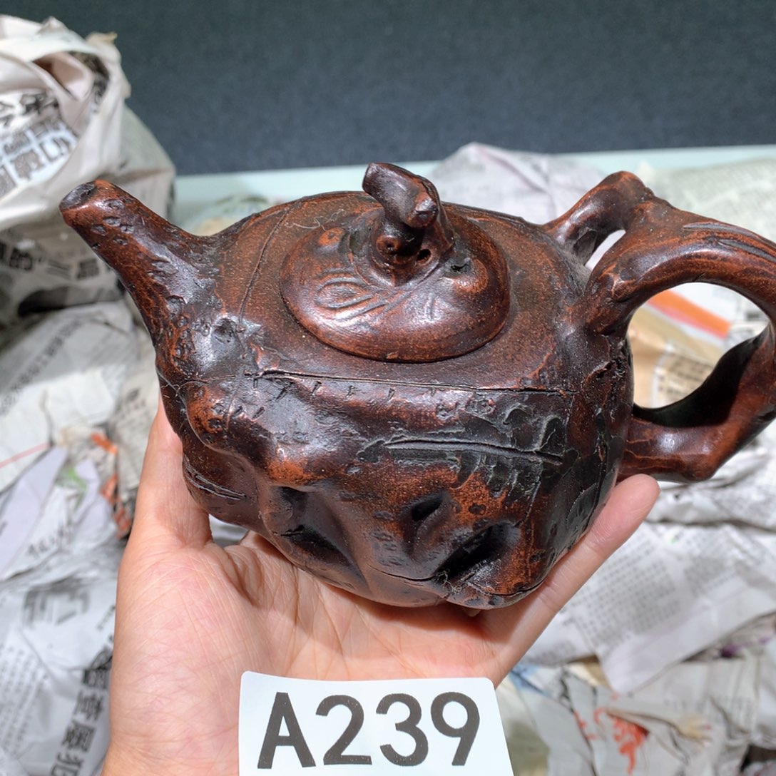 茶壶粗砂紫砂茶壶239