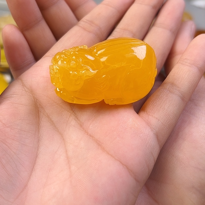 蜜蜡颈饰未镶嵌蜜蜡