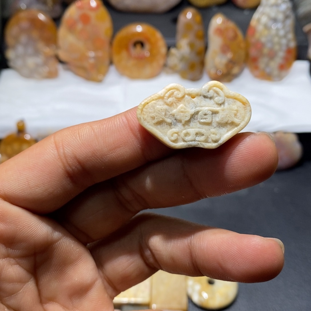 【闪购商品】硅化玉颈饰未镶嵌