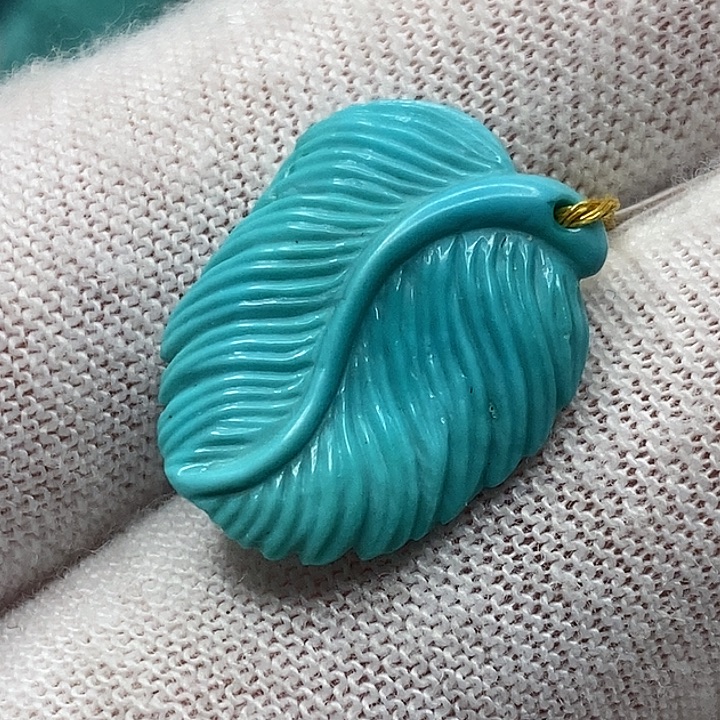 绿松石未镶嵌天然原矿 地大质检