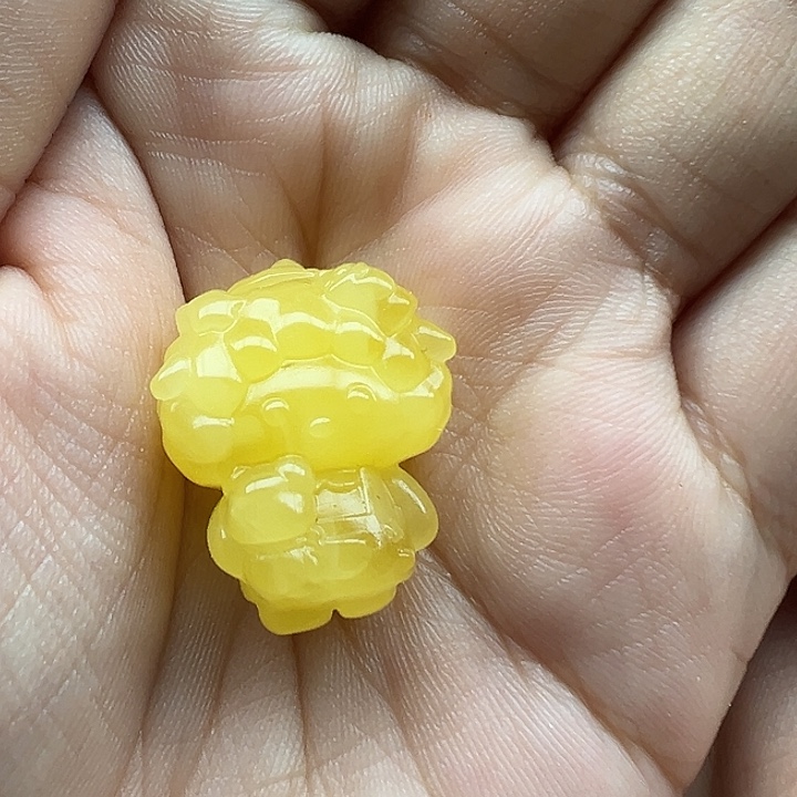 琥珀未镶嵌珠宝奇石小羊打孔不退换