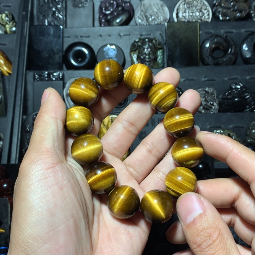 【闪购商品】木变石（虎睛石）手链未镶嵌冬*