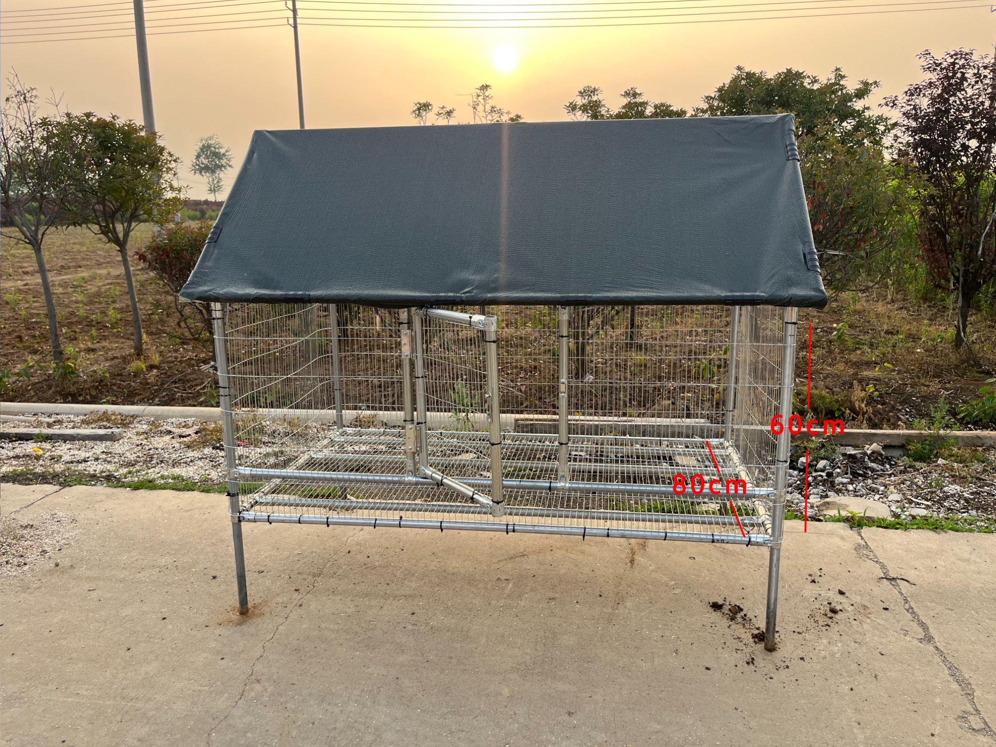 鸡笼别墅小屋家禽养殖鸡舍