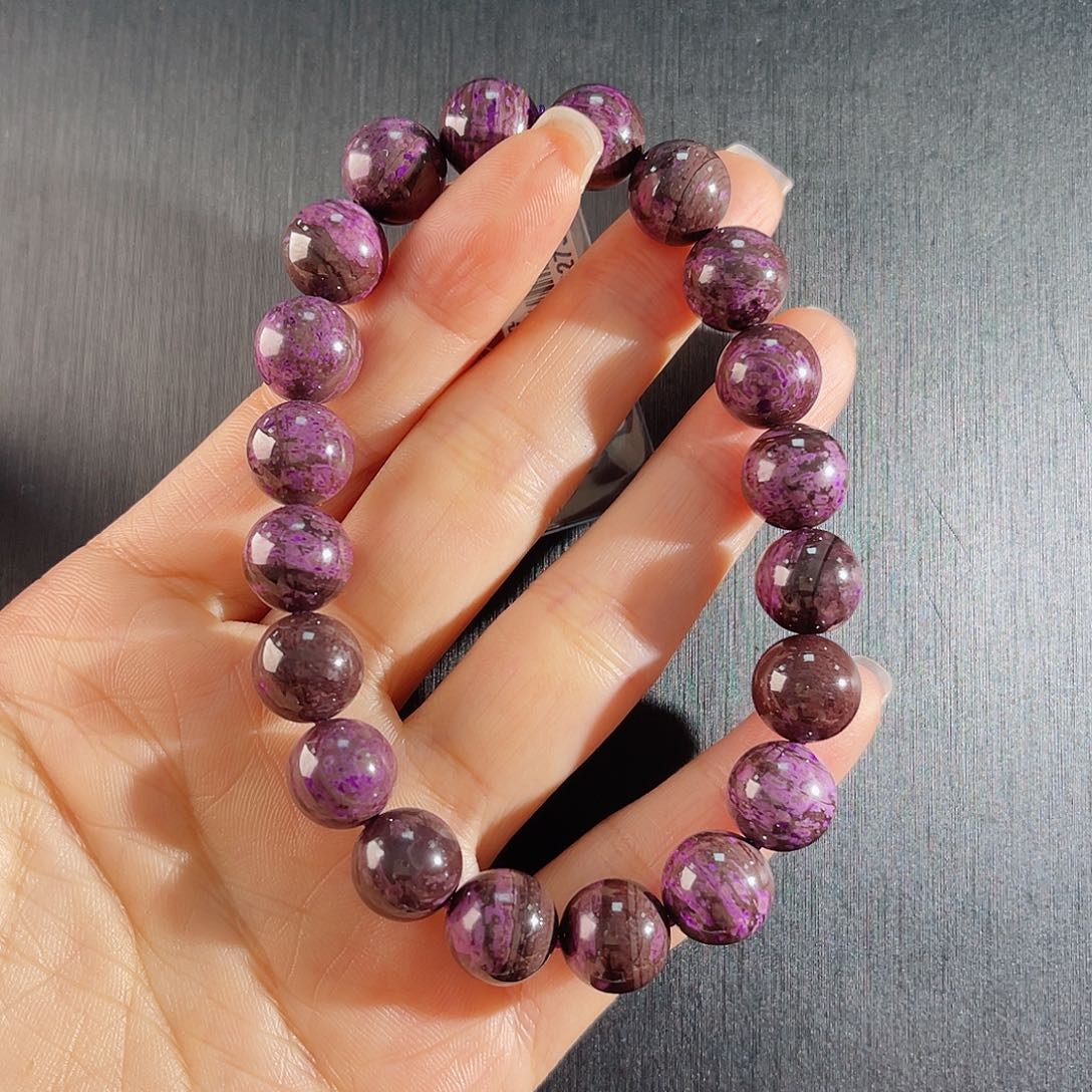 苏纪石（舒俱来）南非舒俱来老矿料手串未镶嵌