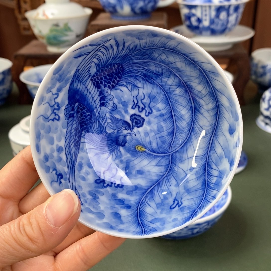 杯景德镇陶瓷手工手绘