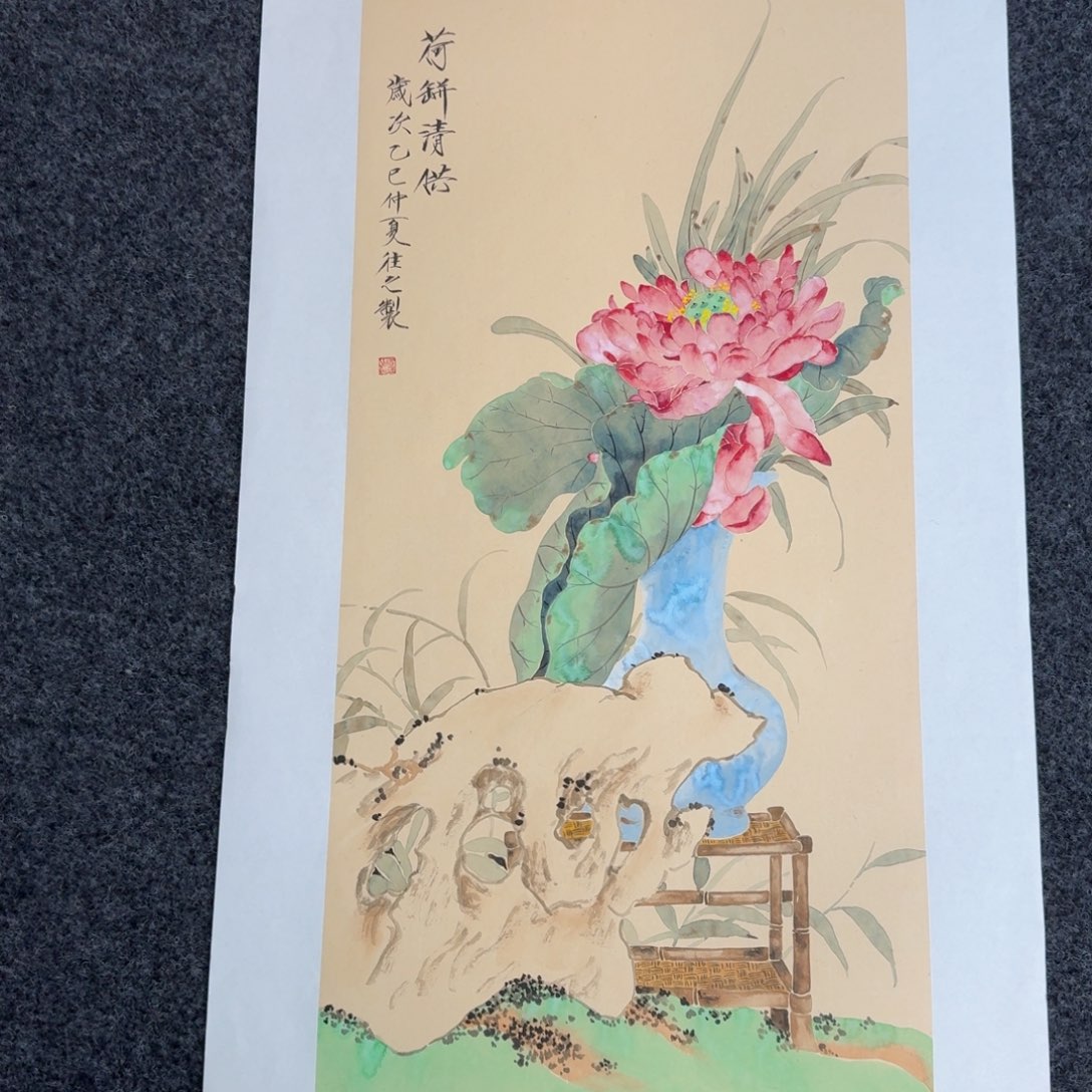 国画纯手绘山水花鸟作品