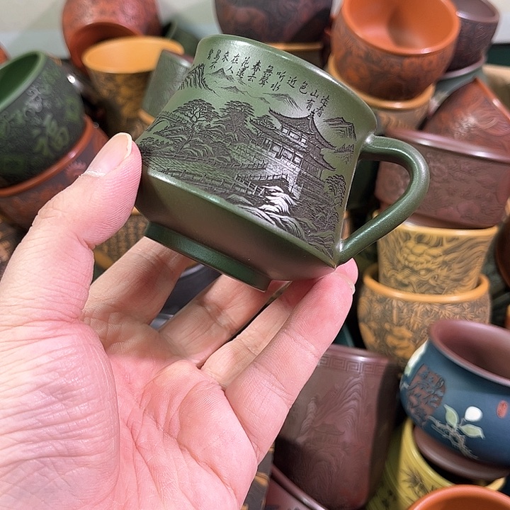 茶杯紫砂全手工紫砂主人杯