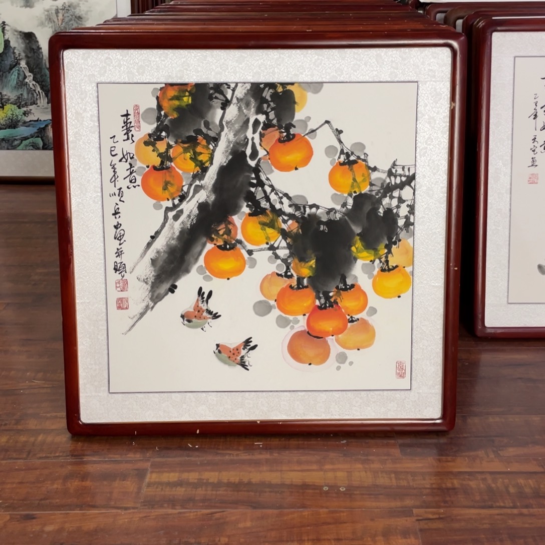 国画带框尺寸63*63厘米