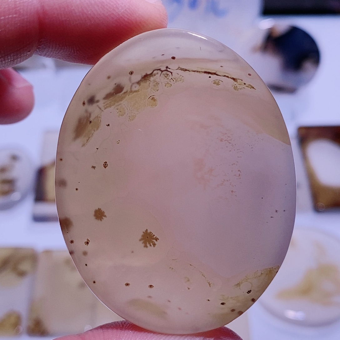 玛瑙/玉髓珠宝半成品未镶嵌海底世界