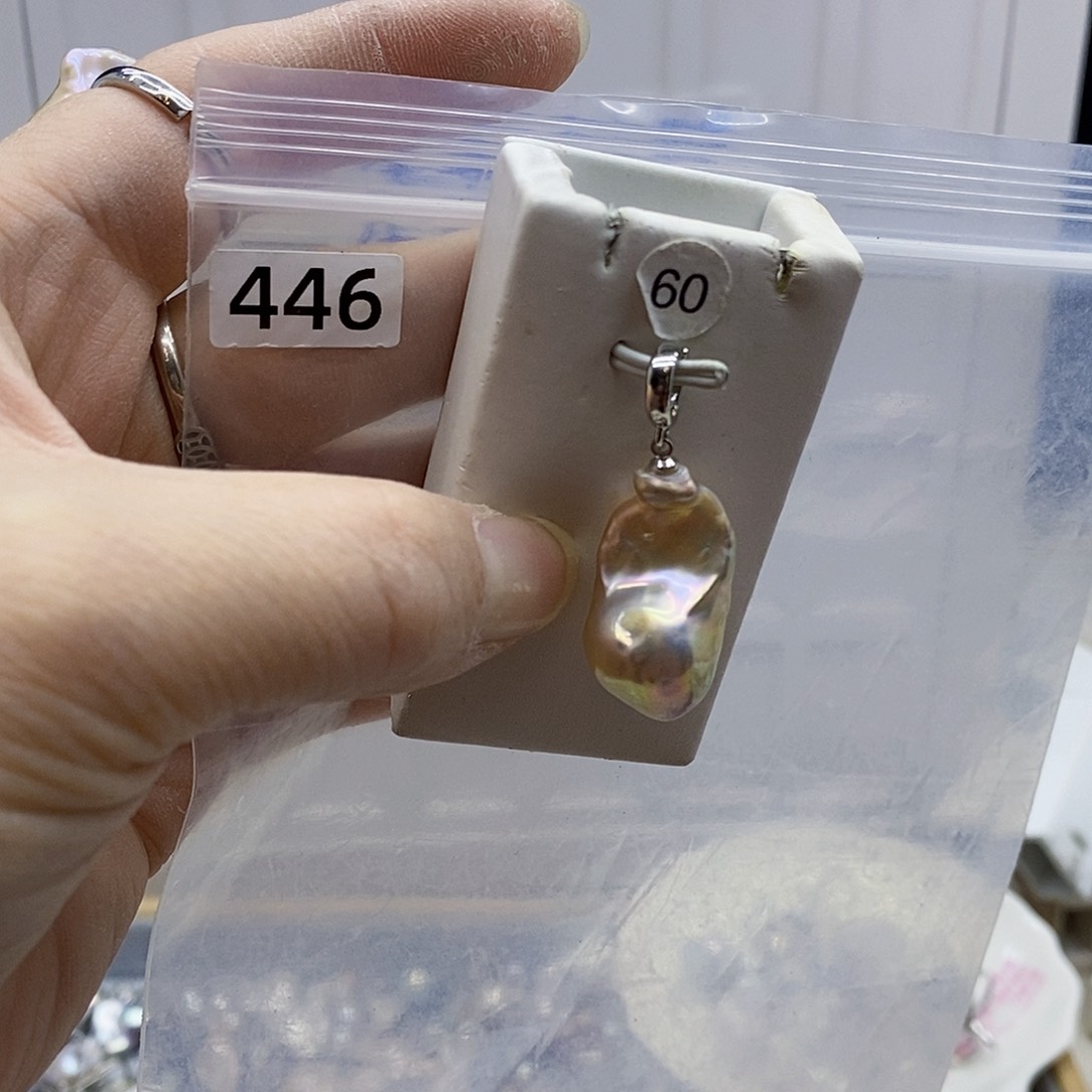 颈饰合金淡水珍珠