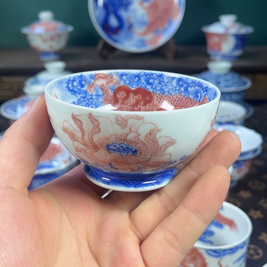 瓷片自成堂景德镇手工手绘