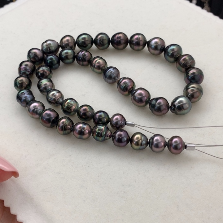 银S925镶嵌项链海水珍珠