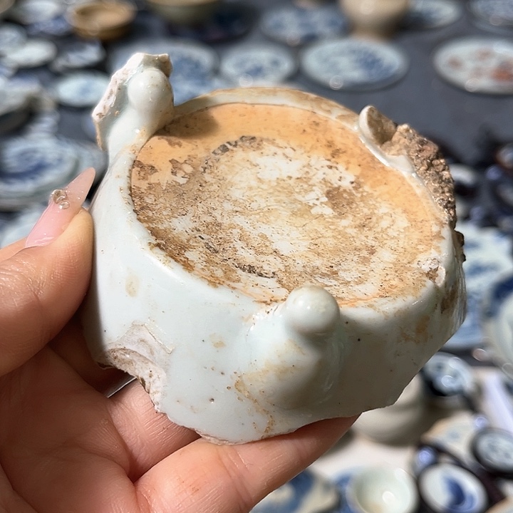 瓷片瓷片茶托喝茶非常不错