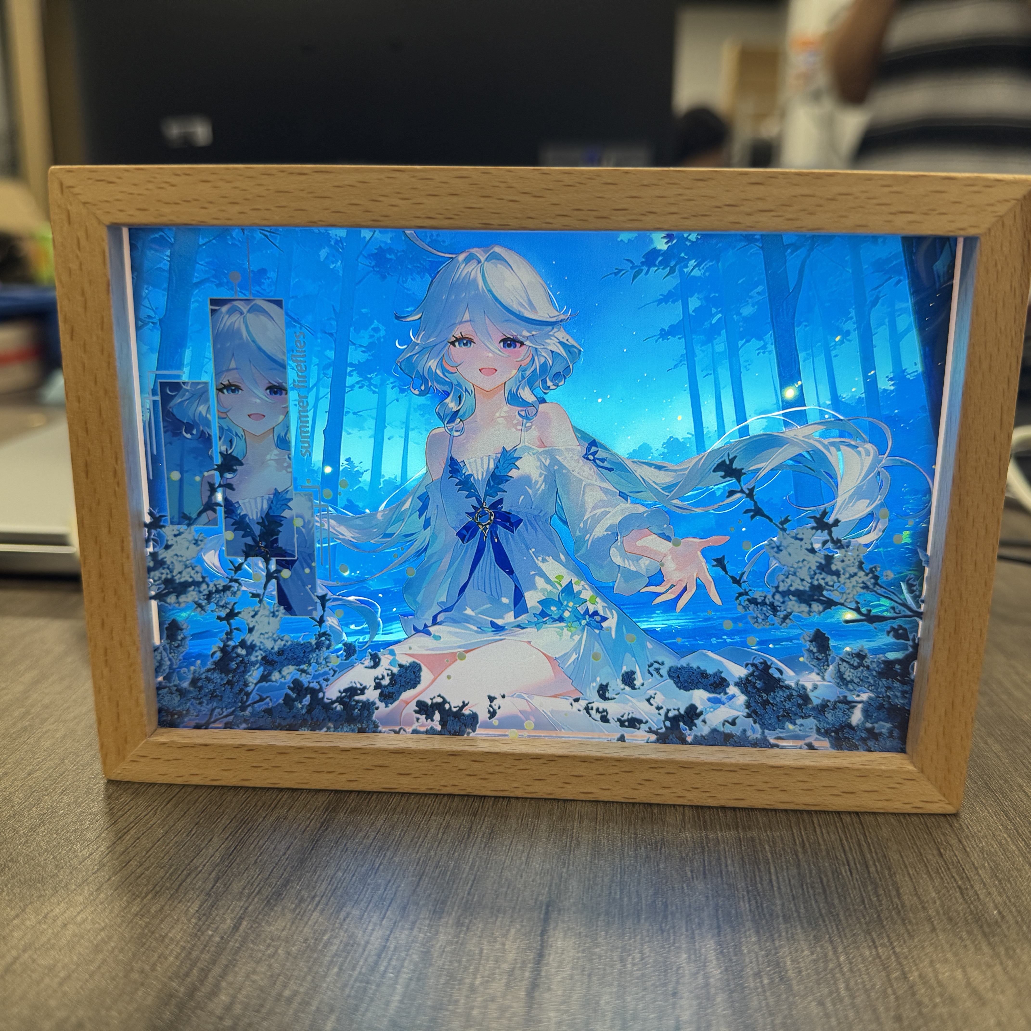 【原神】亚克力水晶砖灯座（10*15cm）