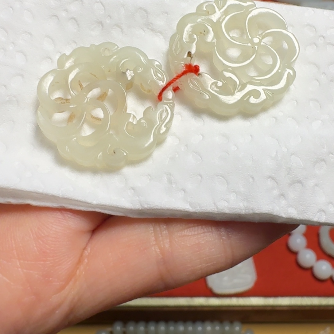 美***1和田玉未镶嵌挂件