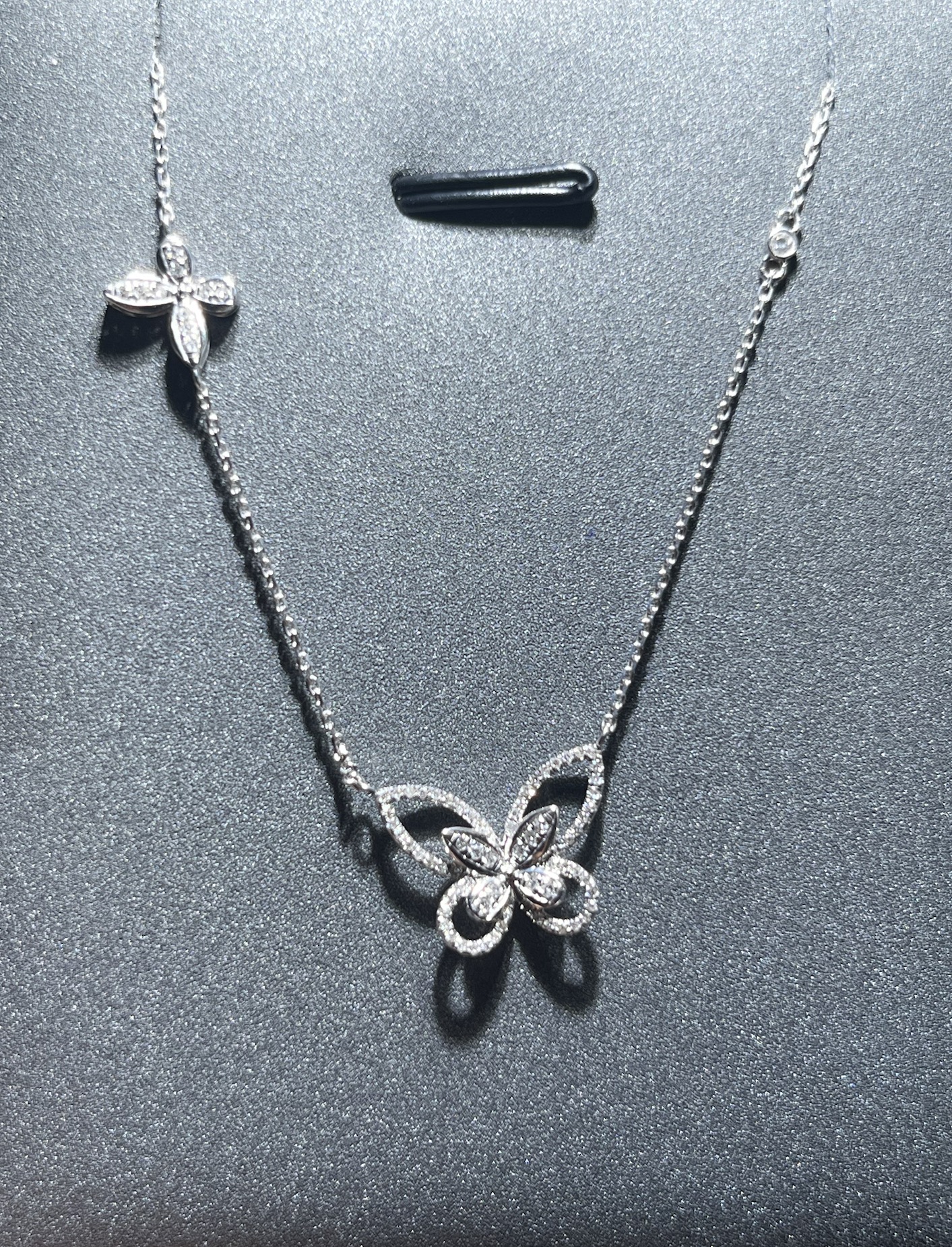 18K金天然钻石锁骨链百搭时尚0.60ct