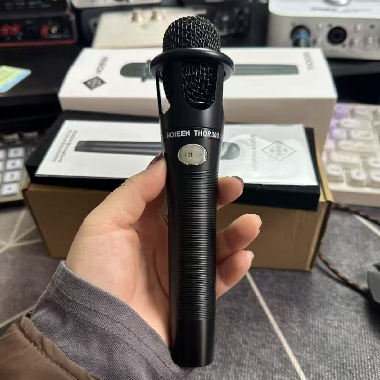 准新品  全新仅拆封诺音e300电容麦克风，无质量问题不退不换