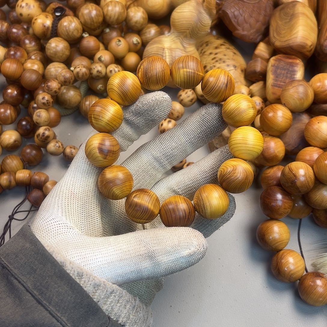 柏木（崖柏）手串/手链18黑闪