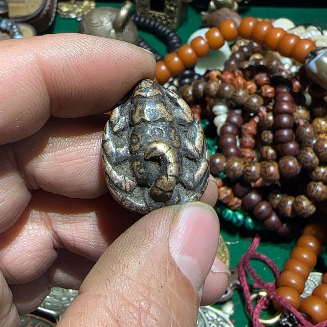 A*?藏传老铜九宫牌子