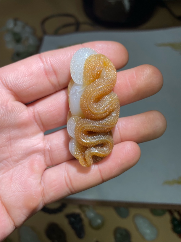 和田玉切莫料蛇年大吉定制款