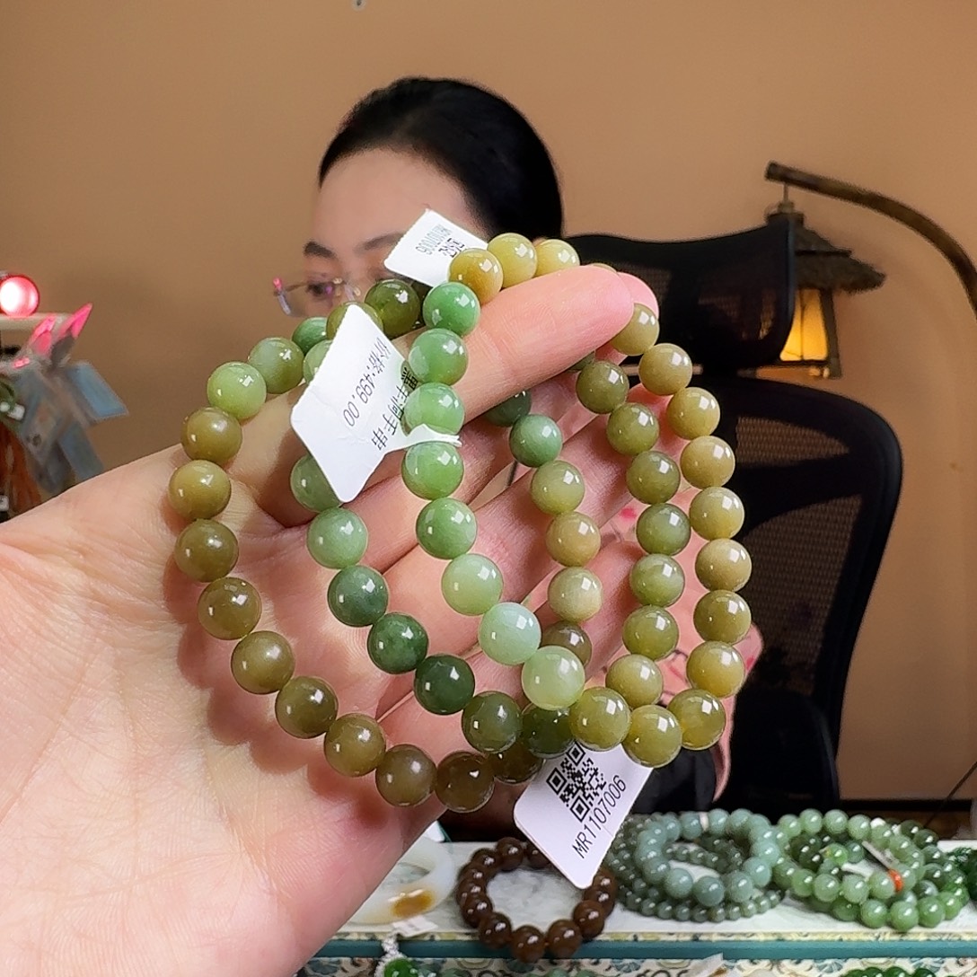 和田玉未镶嵌手链拍一发一多样性发货