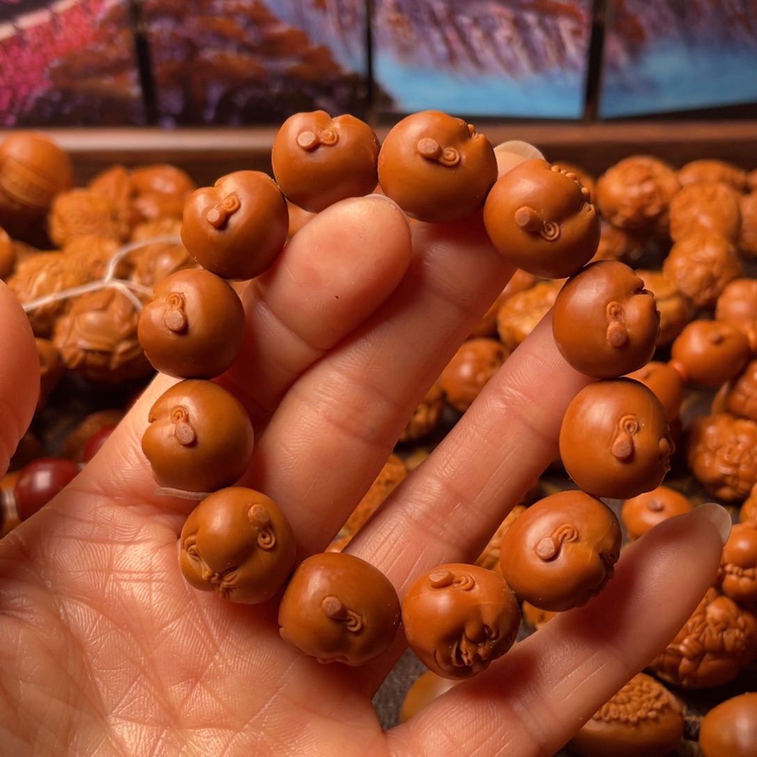 K****橄榄核手串1.6+百态