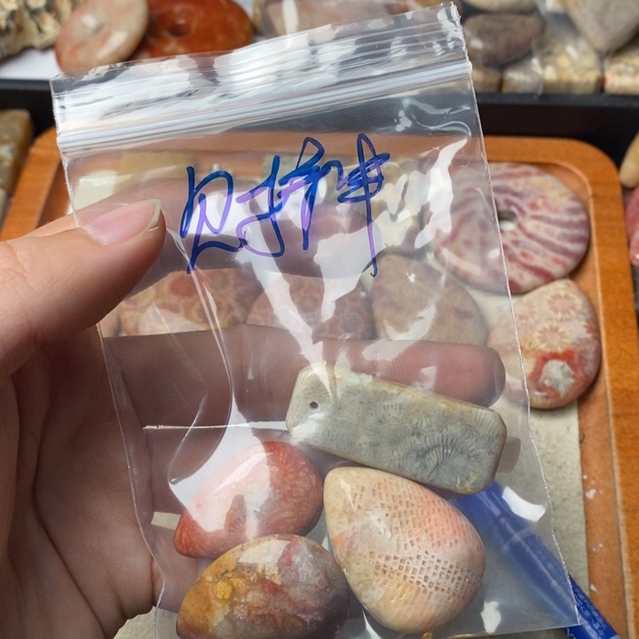 硅化玉颈饰足金镶嵌?****宝