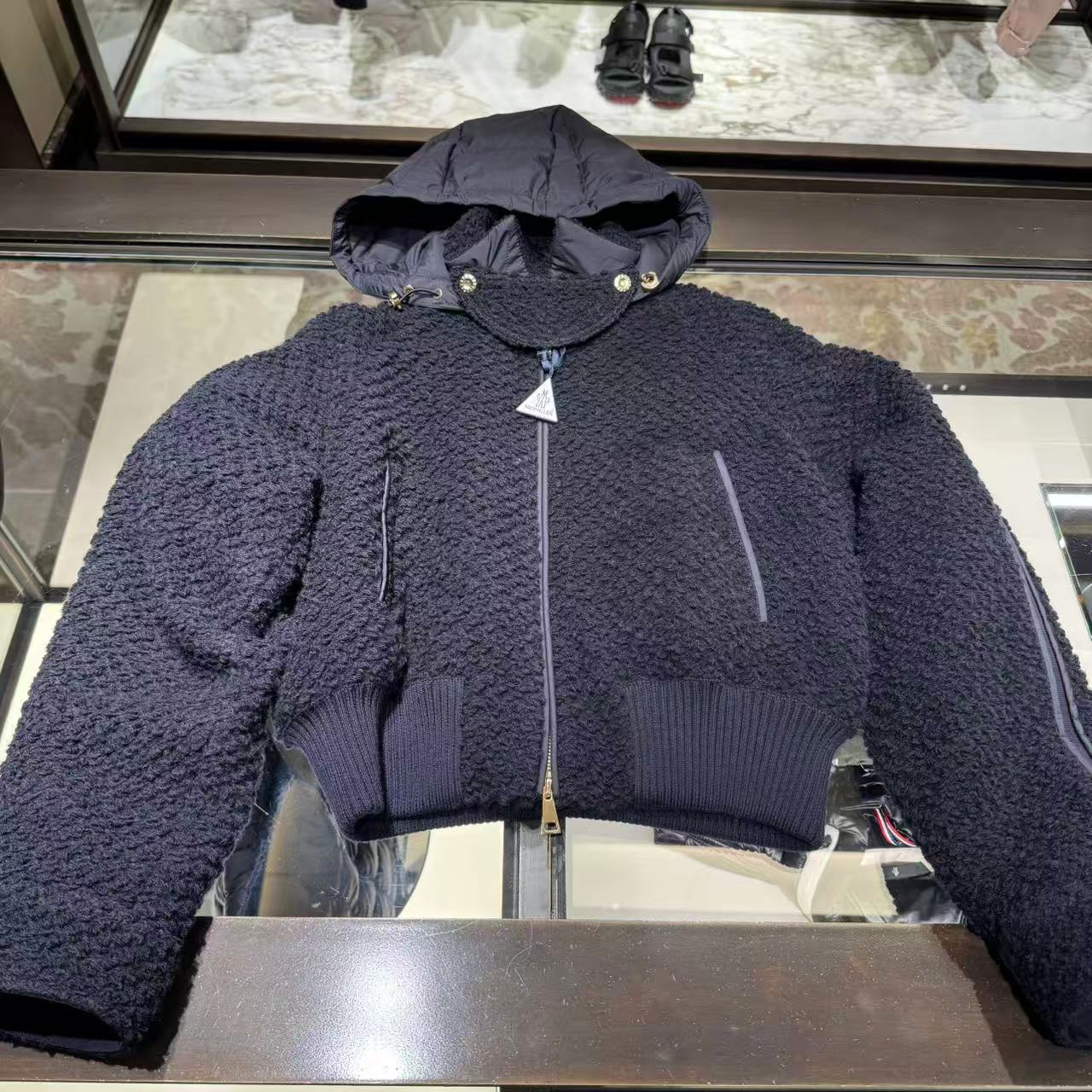未使用 MONCLER 盟可睐25年高腰小香风羽绒外套 女士 Juvigny 