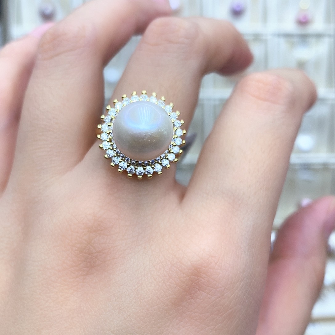 淡水珍珠颈饰合金