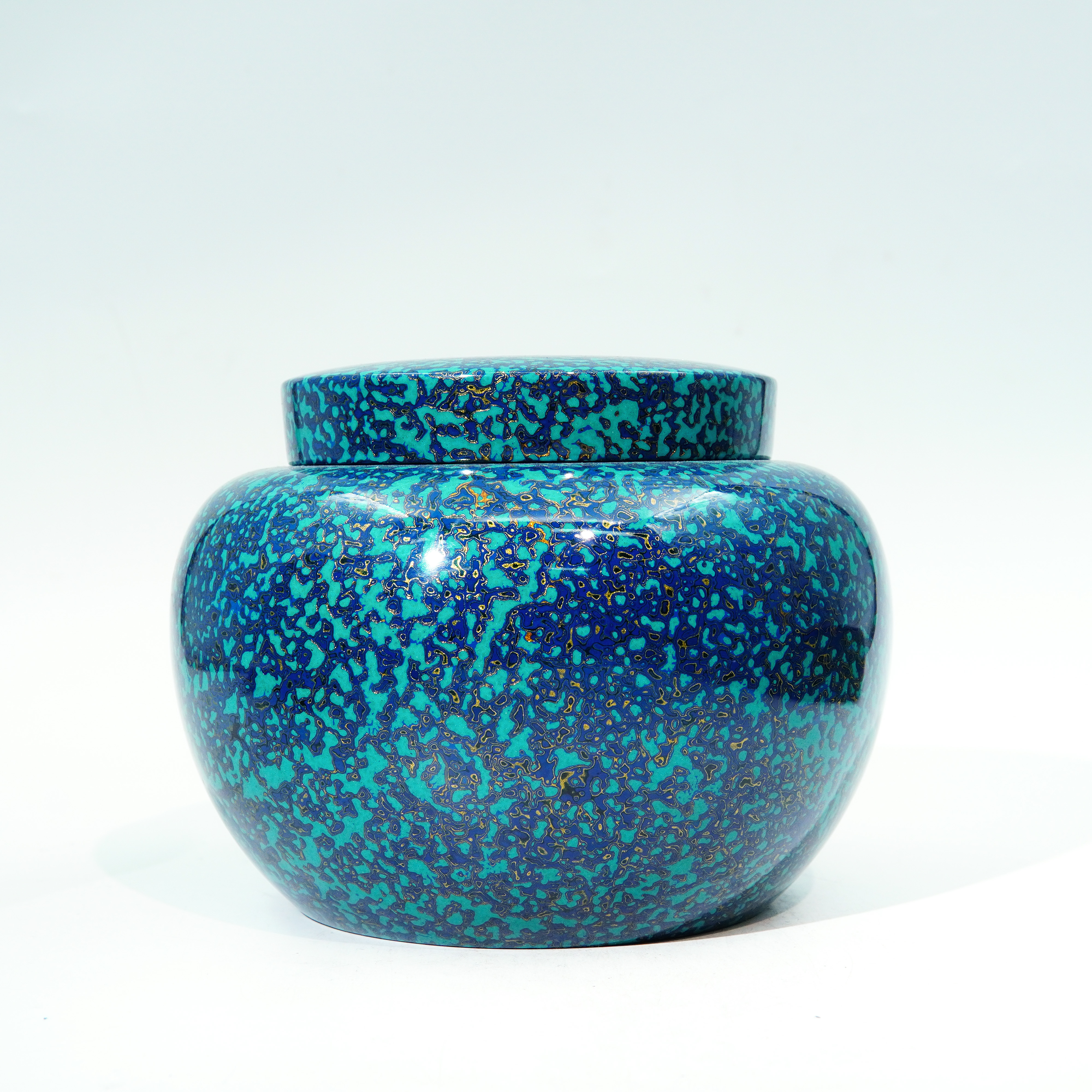 大漆茶叶罐-长15cm×高13cm