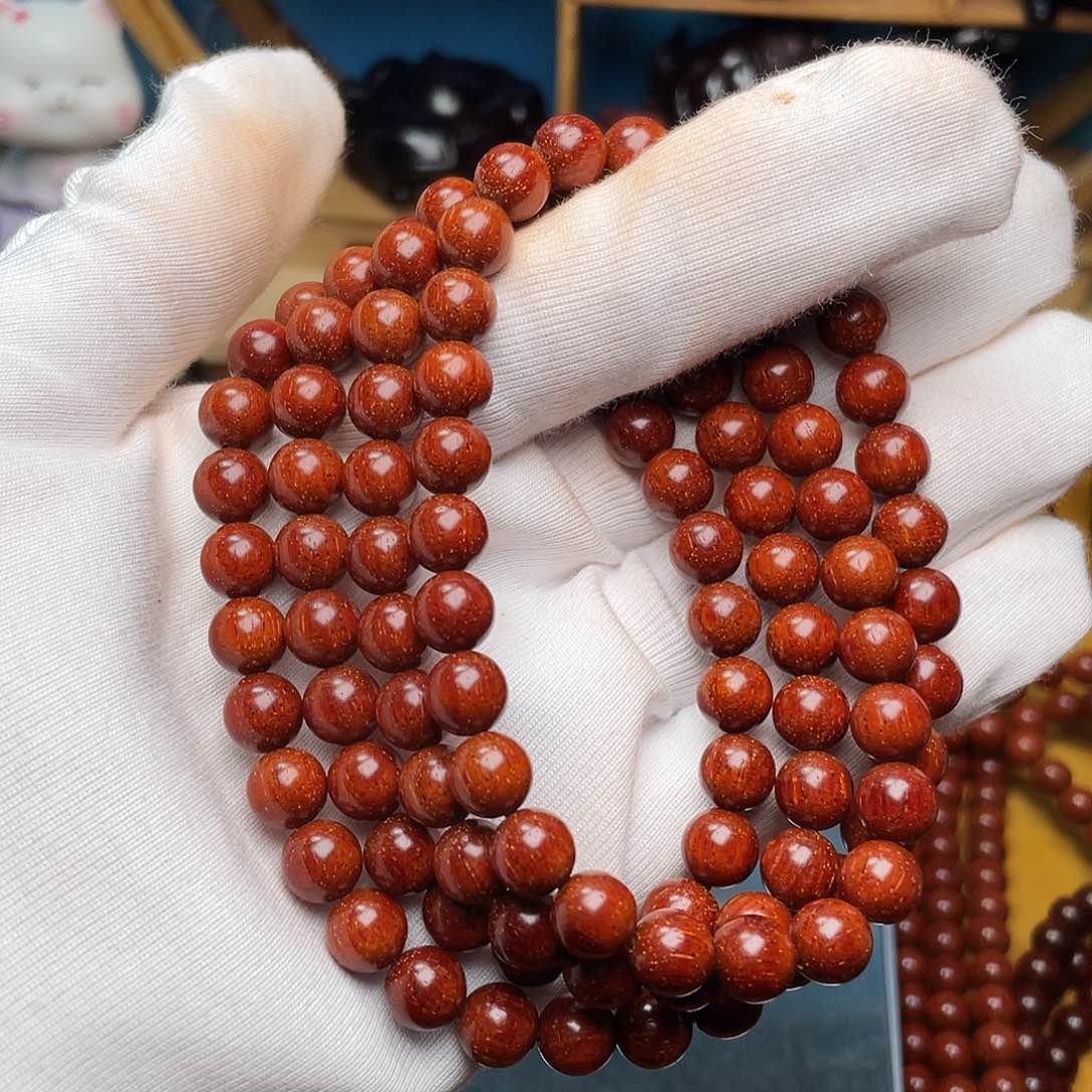 小叶紫檀手串/手链用****2原汁原味0.8