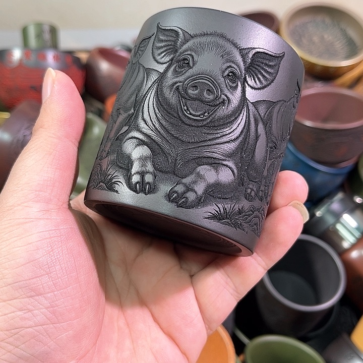 茶杯紫砂全手工紫砂主人杯