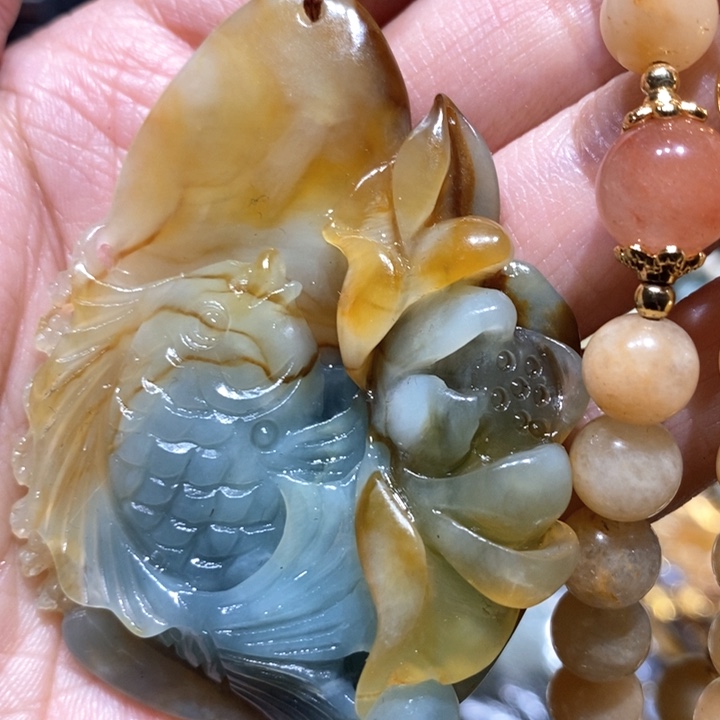 岫玉毛衣链未镶嵌