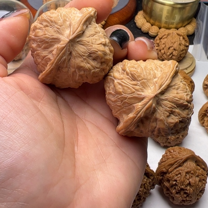 文玩核桃把件南瓜墩42全品