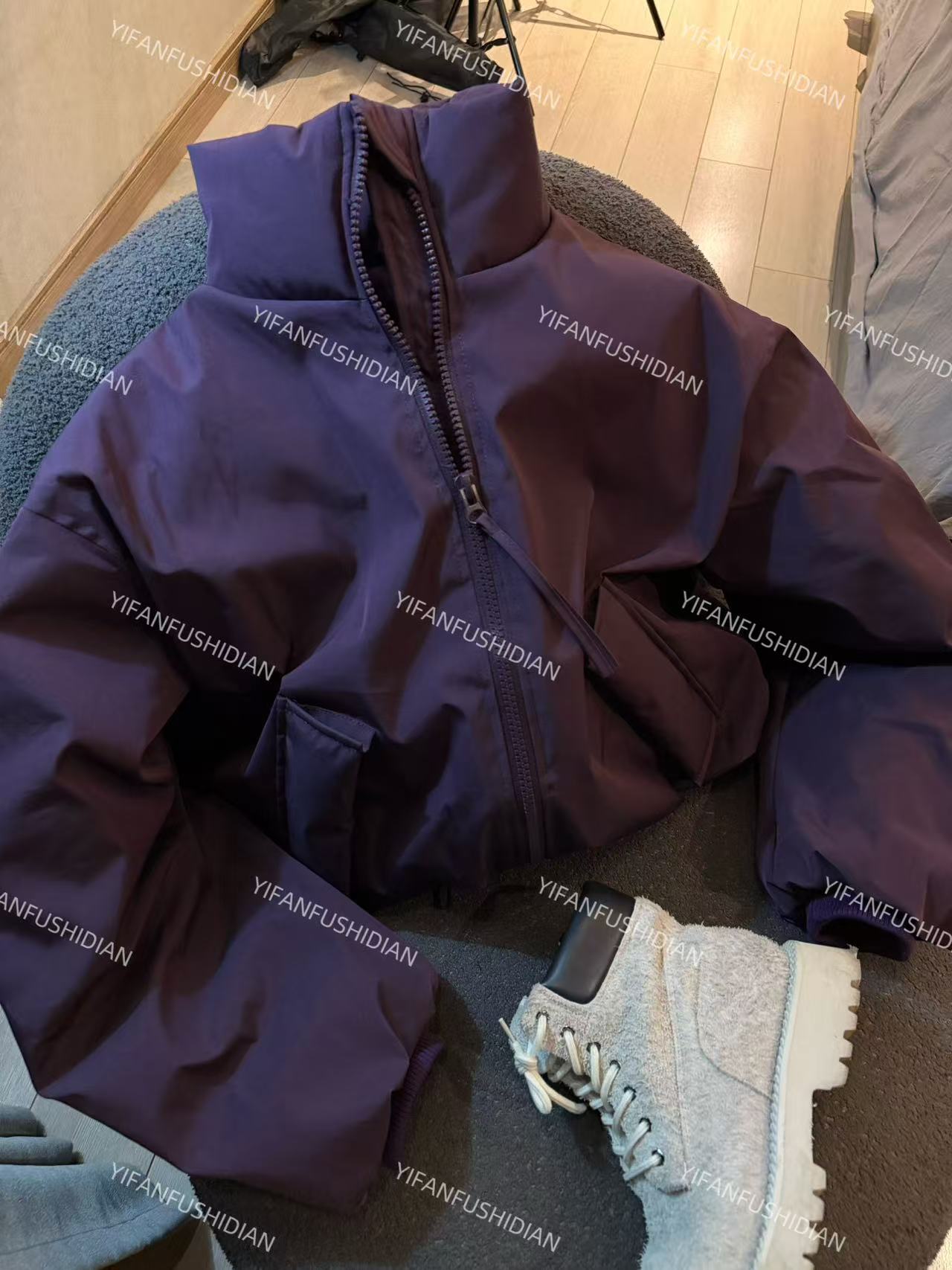 【廓形美式飞行员棉服2.0 bomber】秋冬保暖小众高级感休闲外套上衣