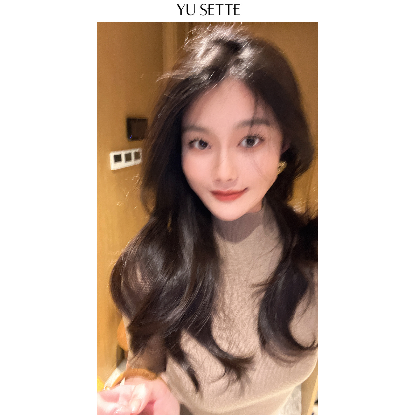 遇儿推荐【100羊毛无缝一体超级高级色！半袖浅杏必买】20250194