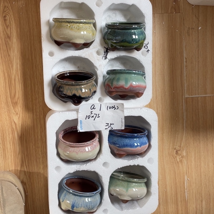 粗陶多肉花盆微瑕1003