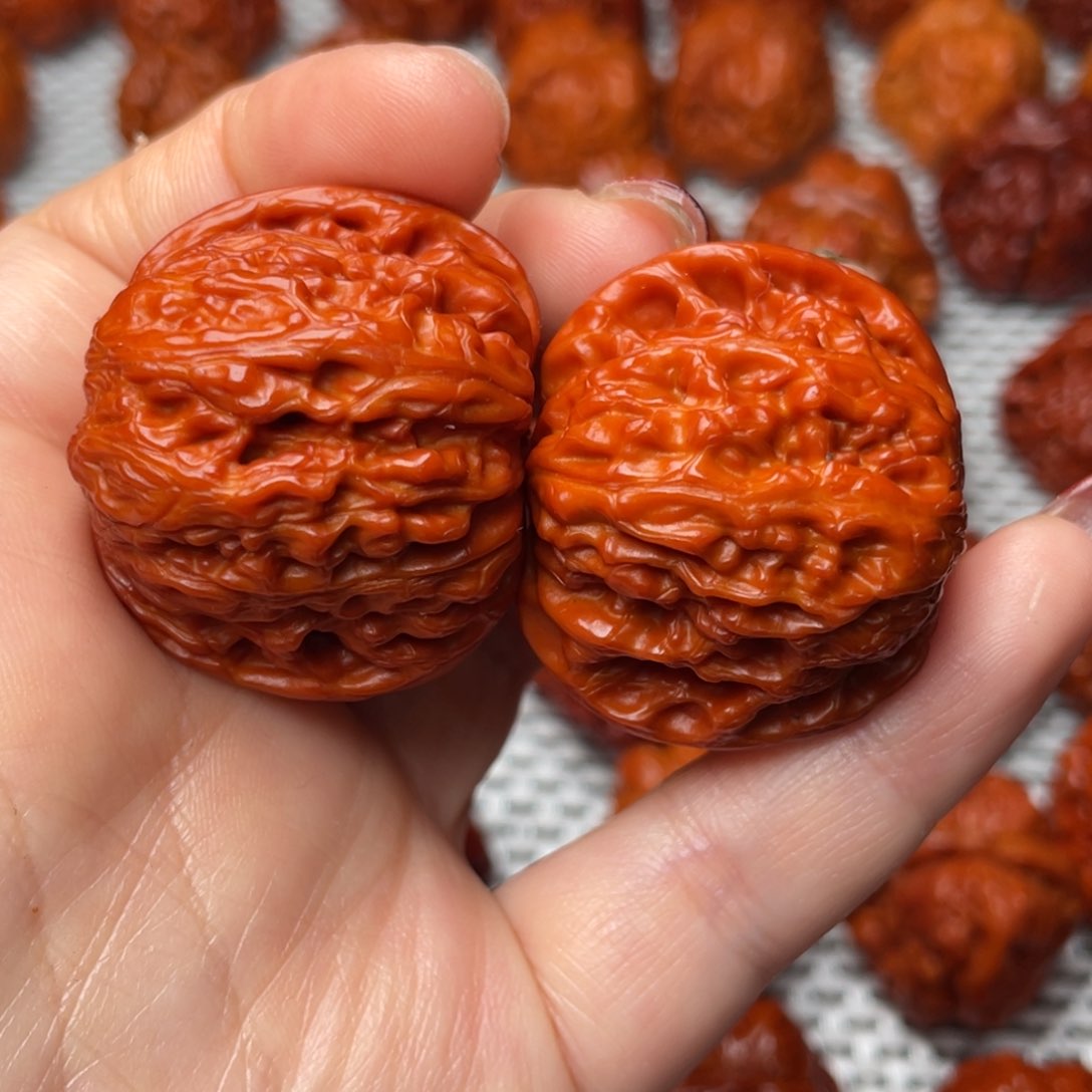 桃核吊坠文玩核桃 手把件 磨盘 37