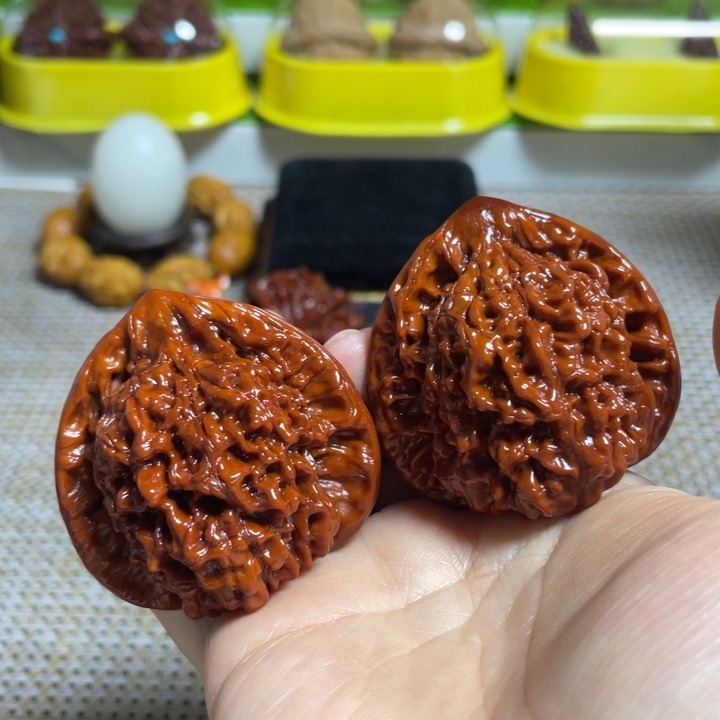 文玩核桃把件官帽