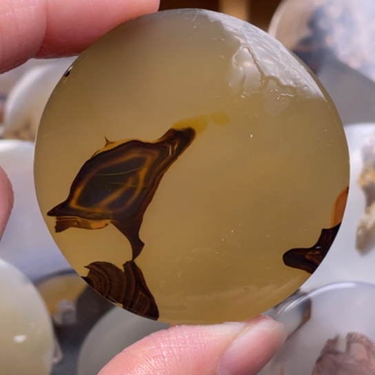 玛瑙/玉髓吊坠(赠链)未镶嵌