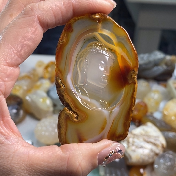 玛瑙/玉髓吊坠(不含链)未镶嵌