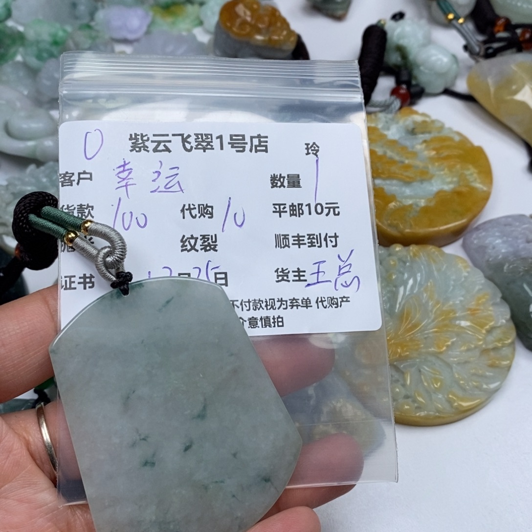 幸***使翡翠未镶嵌颈饰翡翠