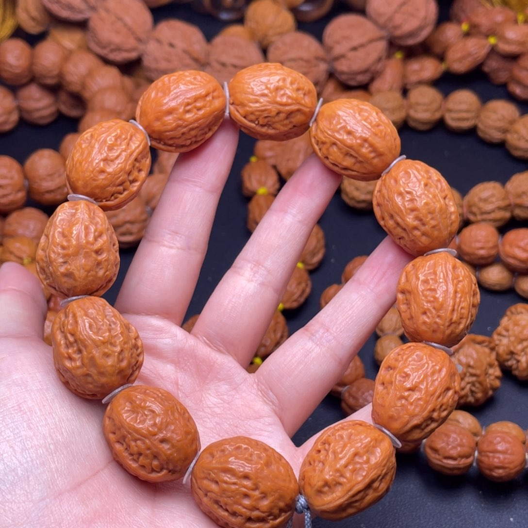 文玩核桃手串肉枣手持
